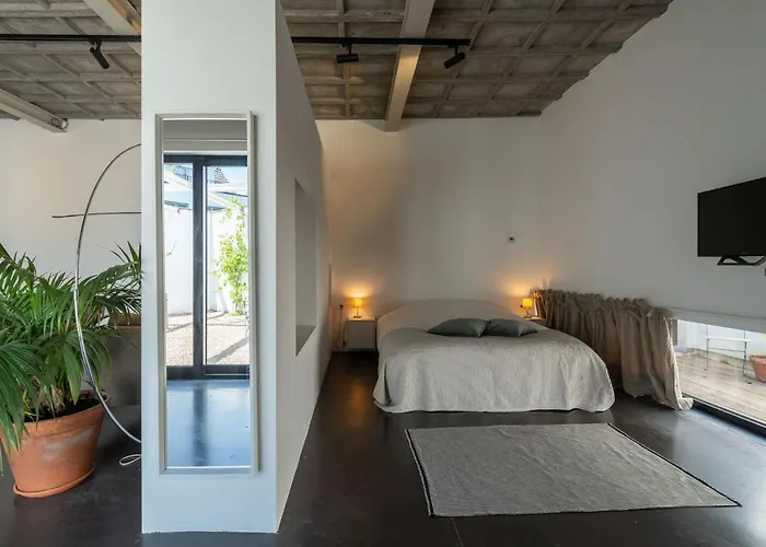 Loft van 90 m² met grote binnentuin.